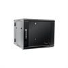 MAINFRAME Wall Mount Cabinet Double Section 9U - Black