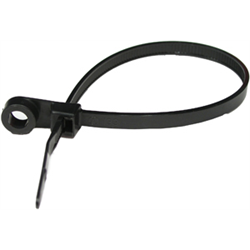 Cable Tie, 5.9", UV Black, 40 lb. - (100pc/pkg)