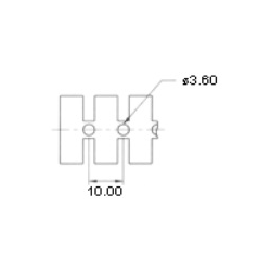 TERMINAL BLOCK 12 POS. 30A (10mm Pitch)