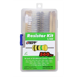 Resistor Assortment - 1/4 Watt - 560 pcs