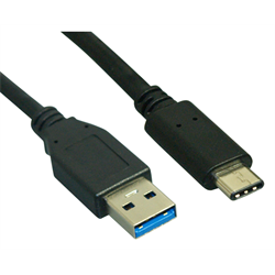 USB 3.1 Type C Male to USB-A Male Device Cable, 6ft