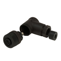 TURCK - ID# U6575 - Connector M12, 5-Pin, PG9, 4-8 mm Cable Dia., RA