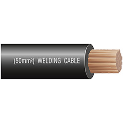 Welding Cable - 4/0 Gau. - BLACK  / Meter