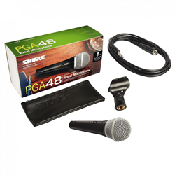 Shure Microphone, w/ On/Off Switch, 1/4" to  XLR Cable and more !