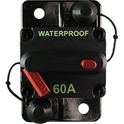 Circuit Breaker - Waterproof - Hi Amp Manual Reset - 60A