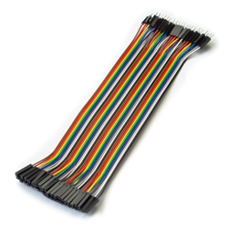 ZipWire - Female-Male, 40 Unzippable Wires (20cm)