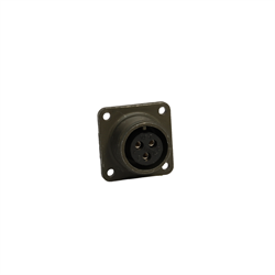 Box Mount Receptacle 3-Pin Female