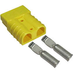 Rectangular Connector - 8 GA/ 70 Amp Crimp Kit - Yellow