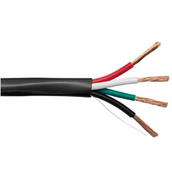 16/4 - Speaker Wire Inwall c(UL) FT4 - BLACK - / meter