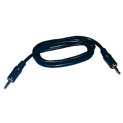 3.5mm M/M 4 Cond. Audio Cable, 3 ft.