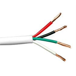 16/4 - Speaker Wire Inwall c(UL) FT4 - WHITE - / meter