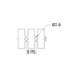 TERMINAL BLOCK 12 POS. 17.5A (8mm Pitch)