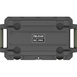 Pelican ProGear Elite Cooler - 70QT - Gunmetal/OD Green