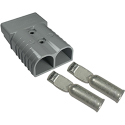 Rectangular Connector - 12/10 GA/ 35/50 Amp Crimp Kit - Grey