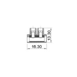 TERMINAL BLOCK 12 POS. 17.5A (8mm Pitch)