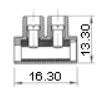 TERMINAL BLOCK 12 POS. 17.5A (8mm Pitch)