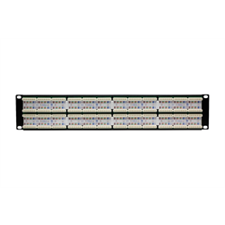 Patch Panel - CAT6 - 48 Port - Loaded Patch Panel