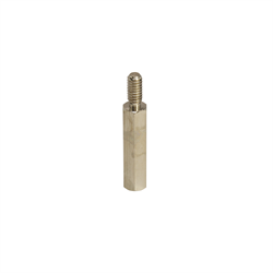 Standoff - Nickle Plated Brass - 8-32 M/F - 6.4mm x 25.4mm (100/pkg)