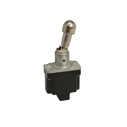 MIL - SPDT On-Off-On Locking Toggle Switch