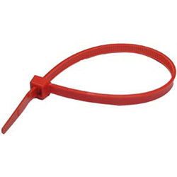 Cable Tie, 7.5", RED, 50 lb. - (100pc/pkg)