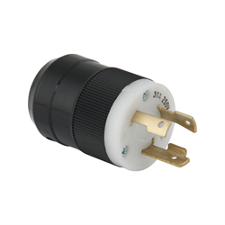 Marinco - 30A 250V 2P3W (L6-30P) Standard NEMA Locking Plug