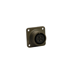 Box Mount Receptacle 4-Pin Female