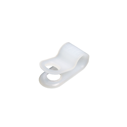 Clamp Nylon 3/8"W x 3/16"ID - White - 100/pkg