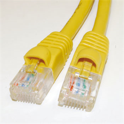 Patch Cable Cat6 RJ45 - 7ft - YELLOW
