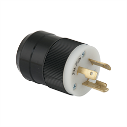 Marinco - 20A 250V 2P3W (L6-20P) Standard NEMA Locking Plug