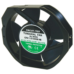 Fan 150mm x 38mm,115VAC, 212CFM B/B - 58 dBA