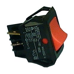 Rocker Switch - Lighted - Red - 20A - 125V