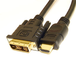 DVI-D Single Link/HDMI M/M 3ft. Digital  Video Cable