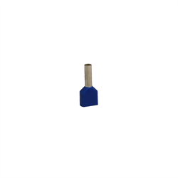 Ferrule - BLUE 2x14AWG - 100pcs/bag