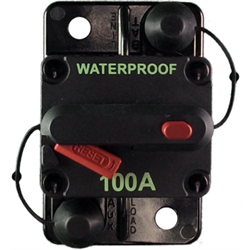 Circuit Breaker - Waterproof - Hi Amp Manual Reset - 100A