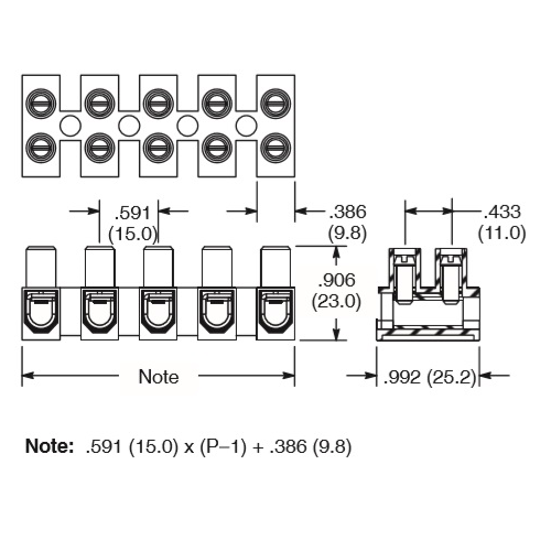 TERMINAL BLOCK 12 POS. 300V/30A (15mm Pitch) | Ko-Hen Electronics ...