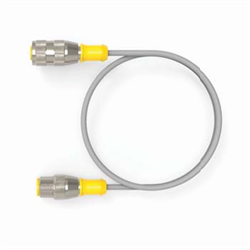 TURCK - ID# U2151-3 - Cable, 3-Wire M12 x1 Female x 1 Male connectors 2M