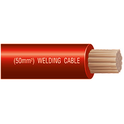 Welding Cable - 4/0 Gau. - RED  / Meter