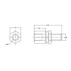 FEMALE LOCK POSTS (Set of 2)