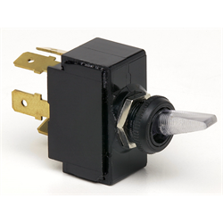 Lighted On-Off Toggle Switch - 1/4" Q.C.