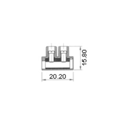 TERMINAL BLOCK 12 POS. 30A (10mm Pitch)