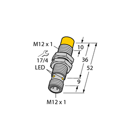 TURCK - ID# 1634806 - Proximity Sensor; Inductive, Range 10mm