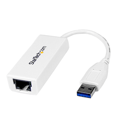 USB 3.0 to Gigabit Ethernet NIC Network Adapter - White