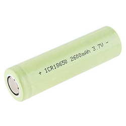Lithium Ion Rechargeable Battery - 3.7V, 2.6Ah