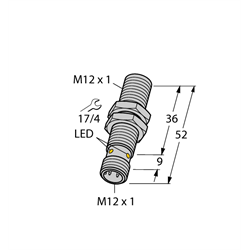 TURCK - ID# 1634804 - Proximity Sensor; Inductive, Embeddable, Range 4mm