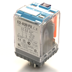 Releco Relay DPDT 8-Pin w/ Polarity and Diodes
