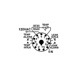 Macromatic - Over Temp/Seal Leak Relay; 120VAC; 2 wire design