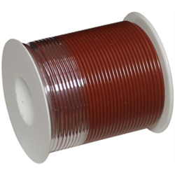 22ga Brown Primary Wire - 100ft