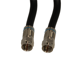 RG/6U Black Coax Cable - 3Ft.