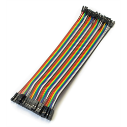 ZipWire - Female-Female, 40 Unzippable Wires (20cm)