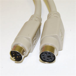 PS/2 Mini Din M/F Cable - 15 ft.